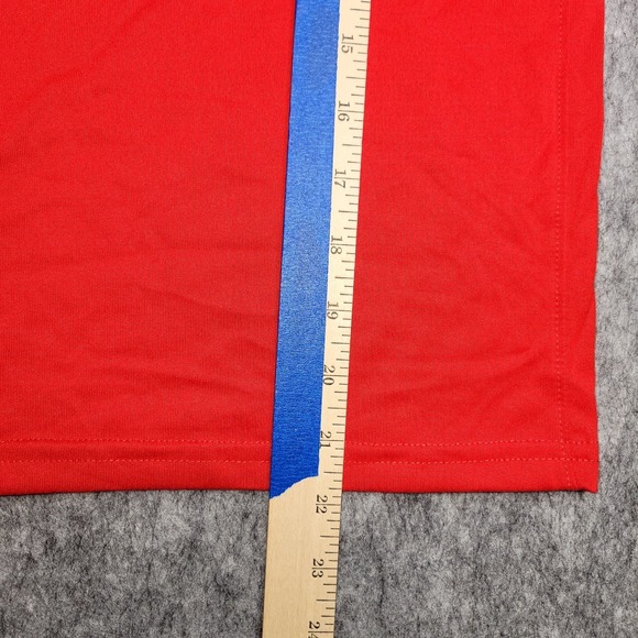 Nike The Tee Shirt Size Medium Boys Kids Youth M Red Dri-Fit Logo Short Sleeve - Picture 9 of 9